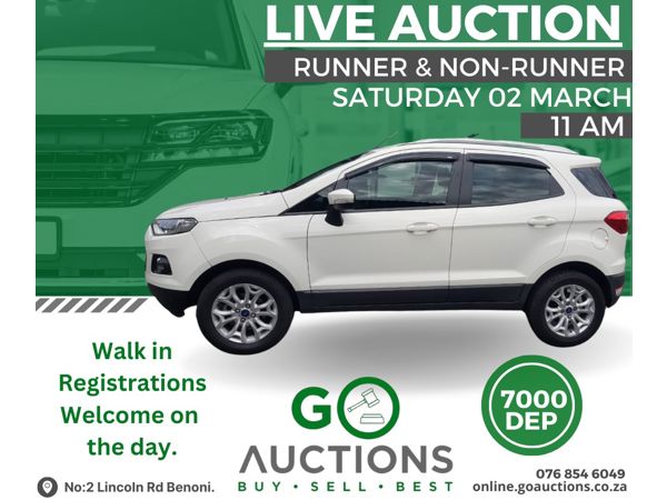 Live Runner & Non-Runner Auction 02 March 2024